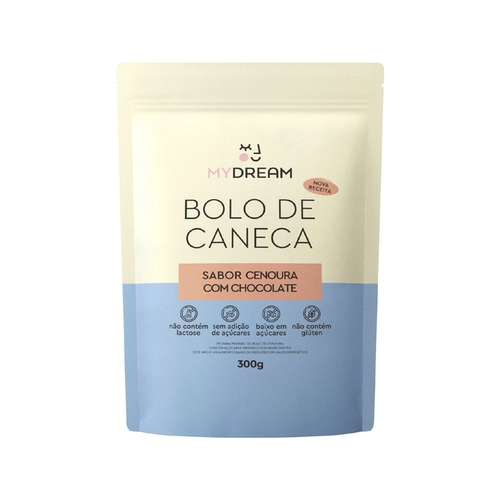 Bolo de Caneca Cenoura Com Chocolate