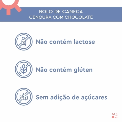 Bolo de Caneca Cenoura Com Chocolate