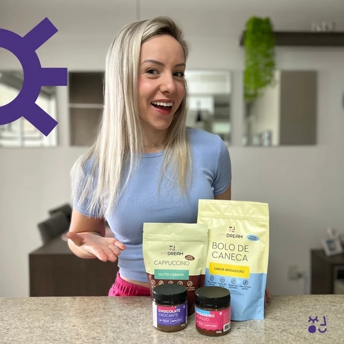 Kit Jana Bueno (Cappuccino Salted Caramel, Bolo de Caneca Brigadeiro, Chocolate Crocante e Brigadeiro trufado)
