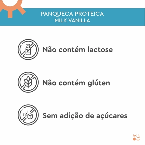 Panqueca Proteica Milk Vanilla  - Sachê Dose Única