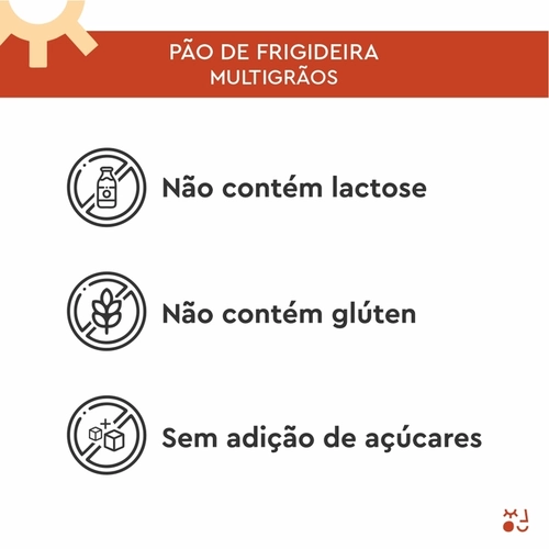 Pão de Frigideira Multigrãos  - Sachê Dose Única