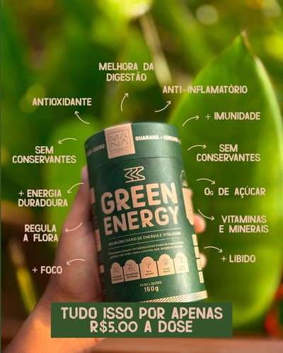 GREEN ENERGY Quantidade:1 pote