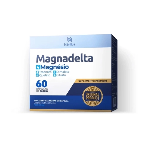Magnadelta - 4 fontes de Magnésio | 60 cáps – Návillus