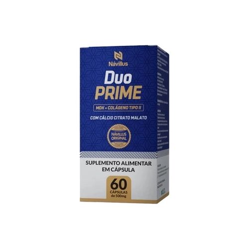 Duoprime 60 cápsulas (Cálcio + Colágeno Tipo II)
