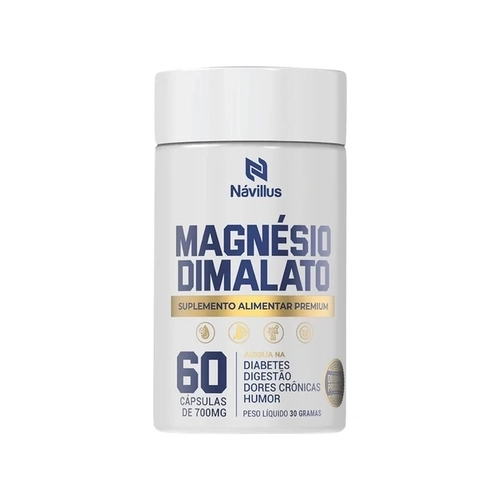 Magnésio Dimalato 60 cápsulas